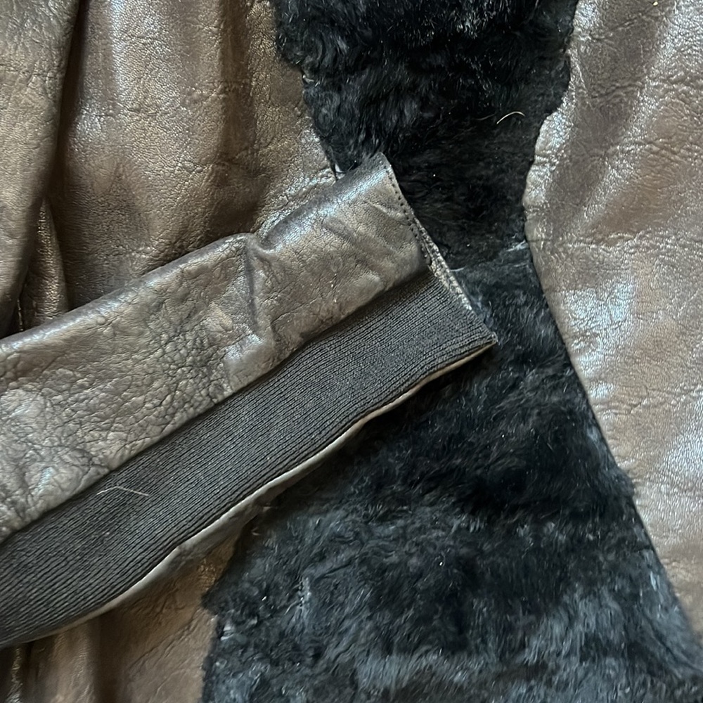 Helmut Lang Fur Leather Jacket - Picture 11 of 11